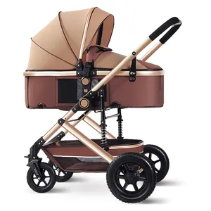 Pabrik Cina harga lebih murah produk bayi kursi dorong dasar kursi mobil kereta bayi mewah 3 In 1 dengan bayi