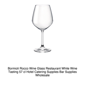 Copa de Vino Blanco para Restaurante, 57 cl, Altura 21.5 cm, Diámetro 9.8 cm, para Degustación, Bormioli Rocco - Product Image 2