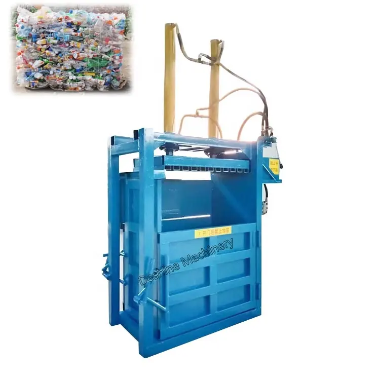 ماكينة ضغط الزجاجات بالات وضغط الحاويات من البلاستيك Pet من أجل إعادة التدوير