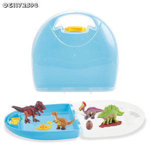 Lot de 19 couleurs de pâte à <span class=keywords><strong>modeler</strong></span> en plastique pour enfants, série de kits de loisirs créatifs avec modèle de <span class=keywords><strong>dinosaure</strong></span> en argile - Product Image 4