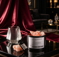Diffuseur d'arômes en cristal de verre de luxe, ensemble cadeau de parfum d'intérieur naturel et écologique avec huile essentielle