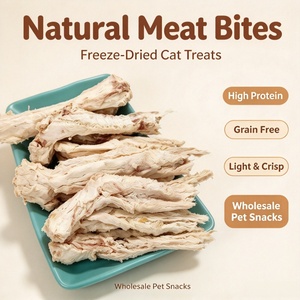 Friandises lyophilisées <span class=keywords><strong>pour</strong></span> chats en gros, sans céréales et riches en protéines, avec viande, OEM - Product Image 2