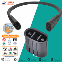 Hochwertiger Stecker/Buchse IP67 2+8 100A Parallelverbinder Maßgefertigte Kabelkonfektion für Industrie/Außenbereich/Elektromotoren
