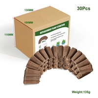 Sistema de Jardín Interior Hidropónico, Kit de Cápsulas de Semillas, Maceta de Bambú Biodegradable, Esponjas de Inicio para Plantas, Autorriego, Ecológico