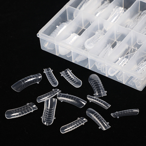 120 Uñas Postizas de Doble Forma de PP para Construcción Rápida, Moldes para Extensión de Gel UV, Puntas para Arte de Uñas - Product Image 4