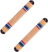 2023 Montessori instrument à percussion en bois pluie autocollant fabricant de bruit bâton de pluie son hochet jouet