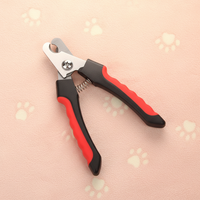 Coupe-ongles portable en acier inoxydable pour chien et chat, poignée ergonomique, coupe-griffes pour animaux de compagnie, ciseaux pour griffes