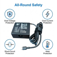 Adaptateur secteur USB Type-C carré 100W 20V 5A avec protection OTP compatible avec ASUS ZenBook Pro Vivobook Pro Flip Notebook