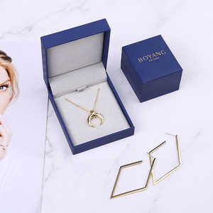 Boyang Engagement Jewellery Custom Packaging Wedding <b>Ring</b> Box for Sale - Product Image 2