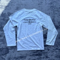 MT1334 T-shirt à manches longues pour homme en coton 100% personnalisé, impression sérigraphique, t-shirt à manches longues surdimensionné pour homme, fabriqué en Chine