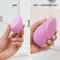 Lot d'éponges de maquillage OEM très demandées, sans latex, douces, pour application humide ou sèche, pour fond de teint, marque privée, emballage personnalisé