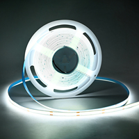 Fabricante de Tira de Luz LED COB Tuya 12 Voltios 5m Flexible Blanco Cálido para Retroiluminación de TV Inteligente 12v 24v