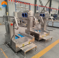 Machine automatique de nettoyage des semelles et des bottes pour l'hygiène, station de désinfection pour abattoirs et usines agroalimentaires avec désinfectant pour les mains