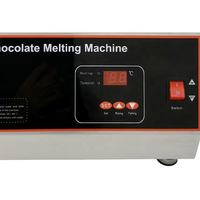 Machine à tempérer le chocolat 500W avec une capacité de 12kg Nouveau fondeur de chocolat à base de lait Température réglable