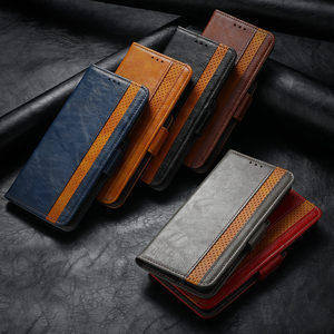 Funda de lujo para billetera de negocios, Funda de cuero con tapa para tarjeta para <span class=keywords><strong>Samsung</strong></span> S24 Ultra S24 A55 A54 A53, funda y accesorios para teléfono móvil - Product Image 1