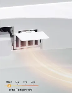 Banheiros inteligentes de cerâmica para banheiros elétricos de descarga automática montados no chão de alta qualidade
