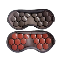 Masseur oculaire en tourmaline céramique hexagonale, avec masque facial apaisant pour les yeux en jade magnétique fabricants de gros
