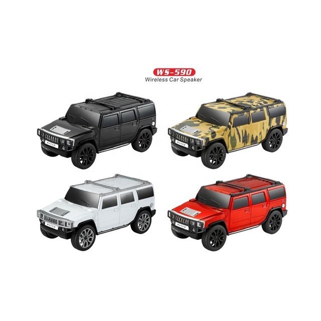 NEW DESIGN WS-590 Portable H5 Wireless Car Karaoke TWS BT AUX FM TF Speaker With FM Radio