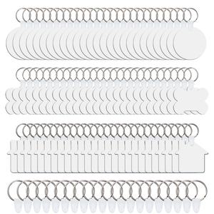 Porte-clés en MDF vierge pour sublimation, personnalisable, promotionnel, transfert thermique, vente en gros - Product Image 4