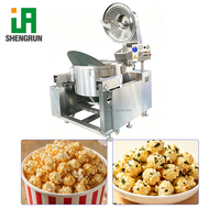 Ligne de production complète de machines à pop-corn à tension personnalisée, saveur caramel, pour la fabrication de pop-corn