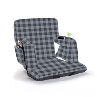 Chaise de stade pliable en métal réglable et inclinable, imperméable, pour toutes les saisons, camping, sport, maison