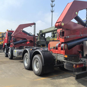 รถบรรทุกติดเครน SINOTRUK HOWO 8X4 20GP แบบติดตั้งด้านข้าง เครื่องยนต์ดีเซล เกียร์ธรรมดา รับน้ำหนัก 20 ตัน พร้อมขาย - Product Image 6