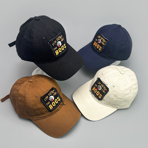 Boné de beisebol vintage bordado com patch de fantasma exclusivo 21-yy-03 para mulheres - Product Image 1