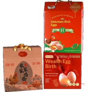 Custom Egg <b>Boxes</b> Handheld Kraft Paper Gift Cartons for Organic Eggs - Product Image 5