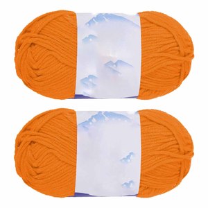 Hilo de lana de algodón de 4 cabos para tejer a mano, ideal para suéteres de muñecas, zapatos de ganchillo y proyectos DIY. Hilo teñido de fantasía para tejer. Venta al por mayor. - Product Image 1