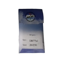Aiguilles à coudre Dotec DR77 pour machines à coudre, légères, pour vêtements, chaussures, sacs à main