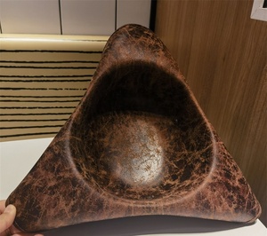 <span class=keywords><strong>Chapeau</strong></span> de <span class=keywords><strong>pirate</strong></span> vintage en cuir PU marron pour fête de Noël, Halloween, festival, performance scénique, <span class=keywords><strong>chapeau</strong></span> de cowboy triangulaire - Product Image 5