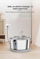 Fontaine à eau intelligente pour animaux de compagnie TY06 avec capteur radar, distributeur d'eau sans fil pour chats en acier inoxydable 304