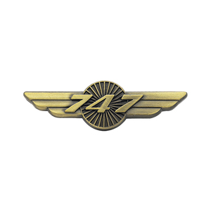 Al por mayor, personalizados, alfileres de metal antiguos de aviación con diseño de alas, recuerdo coleccionable, regalos, Airbus Boeing, fundición de zinc, estilo antiguo - Product Image 6