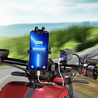 Chargeur de moto portable avec deux ports de charge, sortie maximale de 100 W, chargeur bidirectionnel pour batteries de moto, étanche