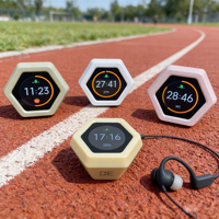 Minuterie de productivité intelligente pour enfants, minuterie d'étude, minuterie Pomodoro, minuterie visuelle hexagonale à retournement pour enfants, minuterie numérique de cuisine Google