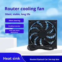 F120 kipas optik USB 3D, perangkat pendingin plastik untuk Desktop Router Tablet TV Set-Top Box Modem optik pengganti Udara tersedia