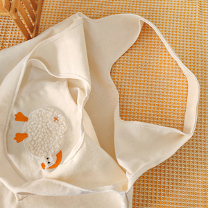 Sac fourre-tout en toile personnalisé brodé FS Dynertek, réutilisable, avec motif de dessin animé brodé, prix bas - Product Image 3