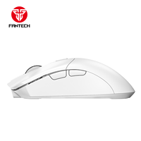 Mouse Gaming OEM Ringan Nirkabel BT 2.4 Mode Trip Berkabel PAW3395 untuk Laptop PC Optik