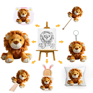 Yeni Tasarım Sevimli Aslan Özel Peluş Oyuncaklar Anime Özel Peluş Oyuncak Hayvan - Product Image 1