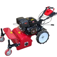 Mini Cultivadora de Césped con Motor de Gasolina, Fácil de Usar, para Desherbar y Labrar, Eficiente para el Mantenimiento del Jardín