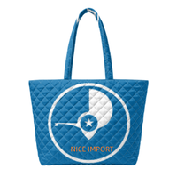 Sac fourre-tout matelassé Yap Flag pour femme, sacs à main de travail, sacs fourre-tout légers à ouverture supérieure pour le voyage, l'université et la plage