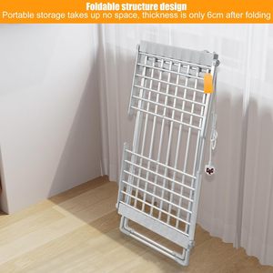 Séchoir à linge électrique pliable en aluminium à température constante pour séchage et éclairage des vêtements - Product Image 5