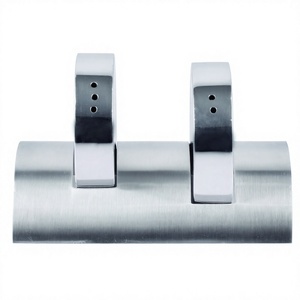 Salière et poivrière à disque en acier inoxydable - Product Image 1