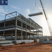 Bâtiment à structure en acier Space Frame, couleur personnalisée, entrepôt préfabriqué, charpente portique, atelier d'usine de Chongqing