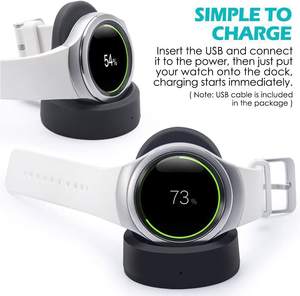 2025 nouveau chargeur Portable pour Samsung S2 S3 Sport chargeurs rapides classiques Station d'accueil chargeur de montre intelligente sans fil magnétique - Product Image 2