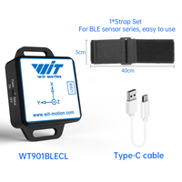 Inclinometer BLE WT901BLECL Kompas Digital AHRS Akselerometer/Gyro/Pengukur Sudut/Magnetometer untuk Antarmuka USB-C 5.0