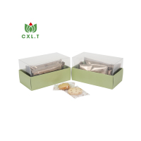Boîte en carton pour pain personnalisée OEM ODM, pliable à plat, écologique, en papier, pour l'emballage du pain et des en-cas de boulangerie