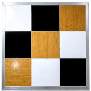 Wedding Dance Floor with <b>Aluminum</b> Edges Wooden Grain Dance Floor for Wedding Party Backdrop Decoration - Product Image 1