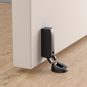 Kaishengxi - Tope de puerta amortiguado de aleación de zinc, montaje en suelo, bloqueo automático silencioso para puertas y ventanas de madera - Product Image 1