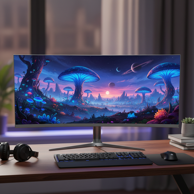 Hot Sale 34 Inch Monitor Uhd 4K 120Hz 34 Inches Curved Ips Screen Gaming Monitor 120Hz 4K 3440*1440